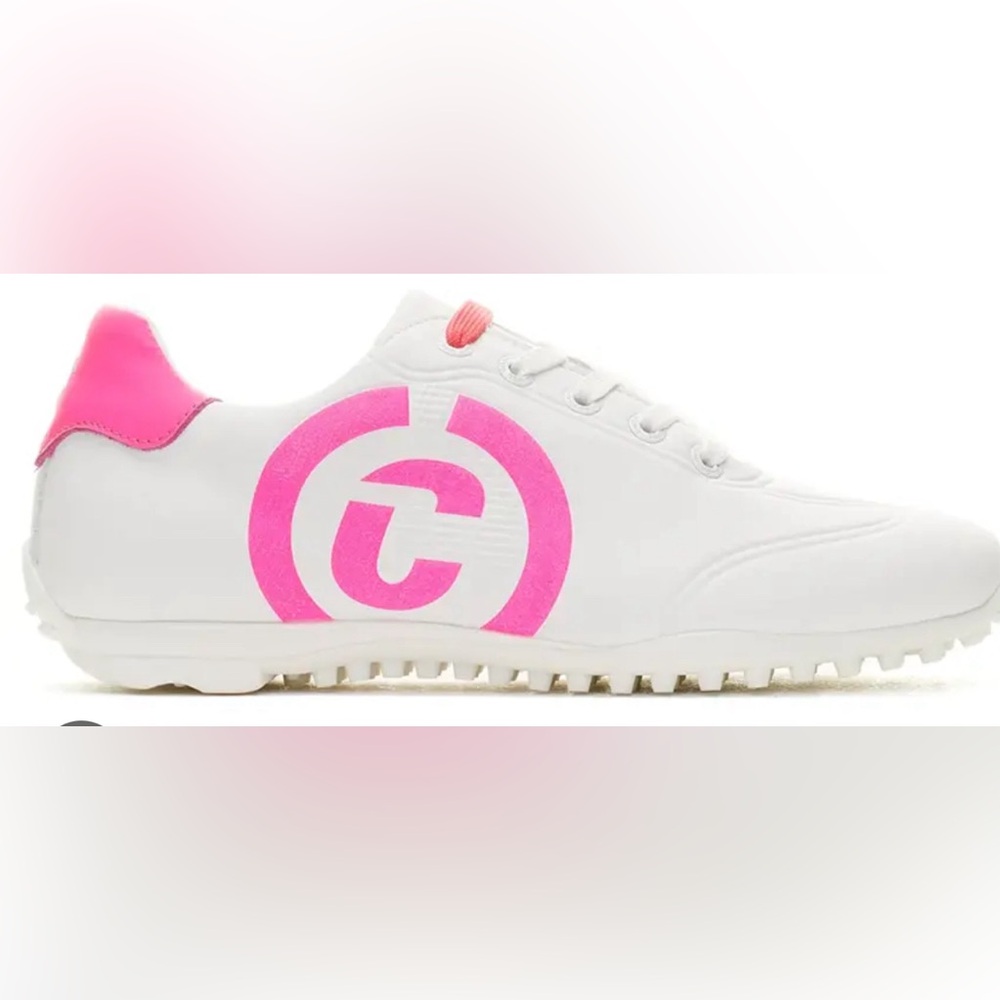 Duca Del Cosma Queenscup White/pink Golf Shoe, 41 NWT